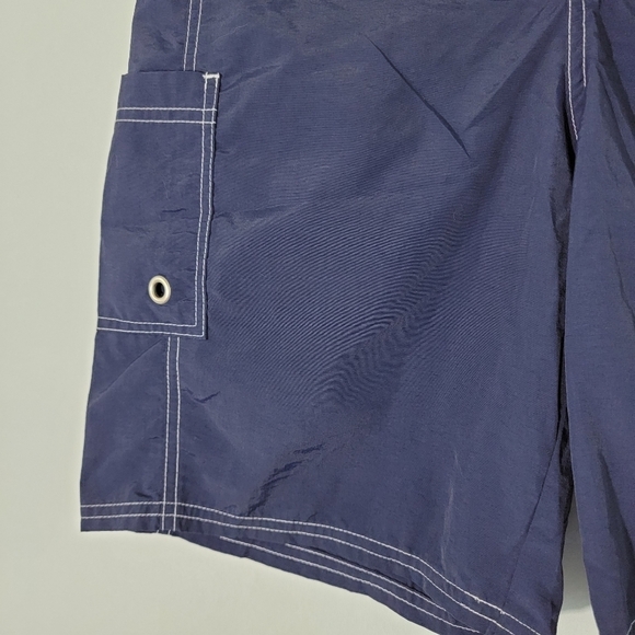 Tommy Bahama Women's Navy Blue Nylon Cargo Short Size XS Drawstring Side Pockets - Picture 3 of 9